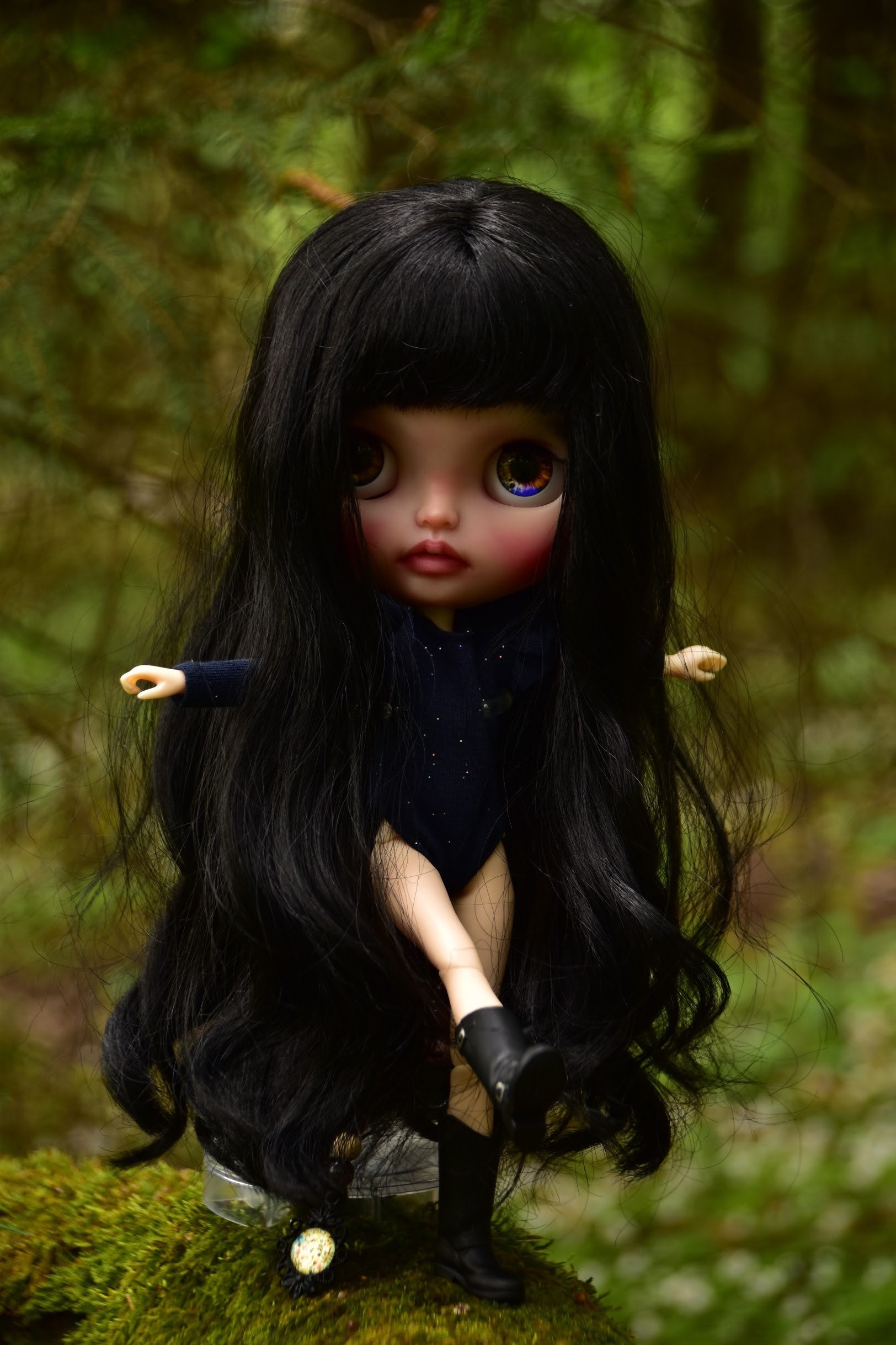Blythe OOAK doll with green eyes Blythe cute doll Blythe Etsy