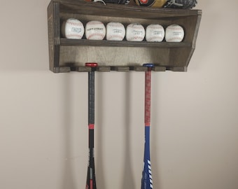 Baseball & Bat Display Shelf