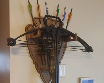 Archery Bow or Crossbow Display (No Weapons Included)