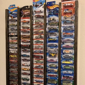 60 Cars - 2&#39;x2&#39; Wood Shelf for 1/64 Car Collection FULLY ASSEMBLED!!!!