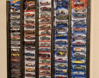 60 Cars - 2'x2' Wood Shelf for 1/64 Car Collection