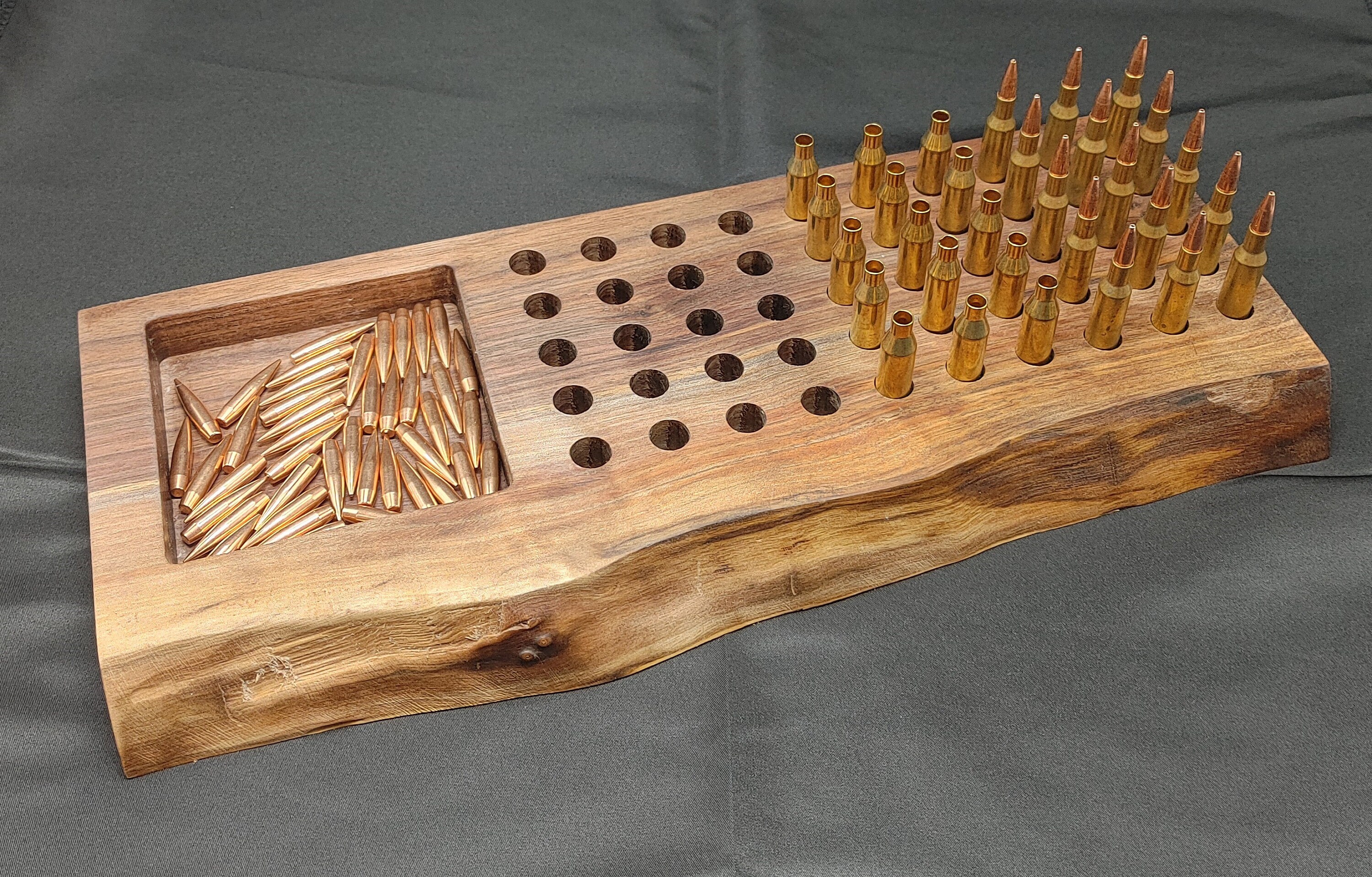 Live Edge Walnut Ammo Reloading Tray Etsy