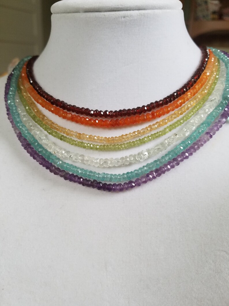 Savor the Flavor Faceted Bead Necklaces