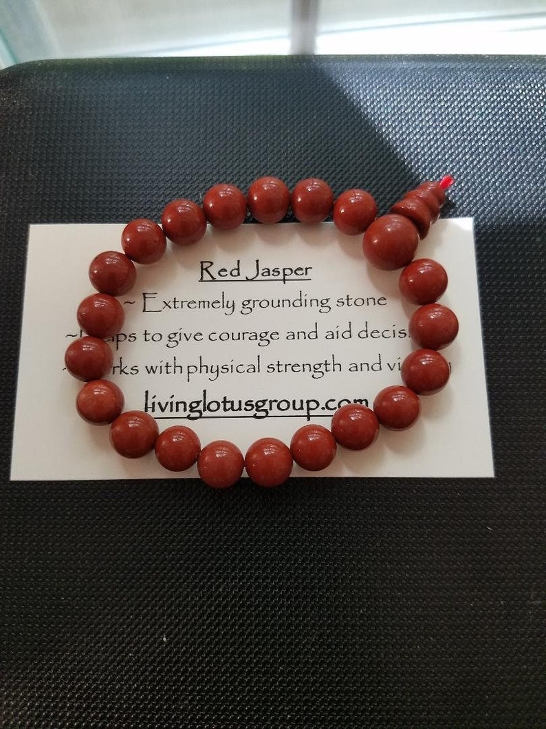 Red Jasper Power Bracelet image 1