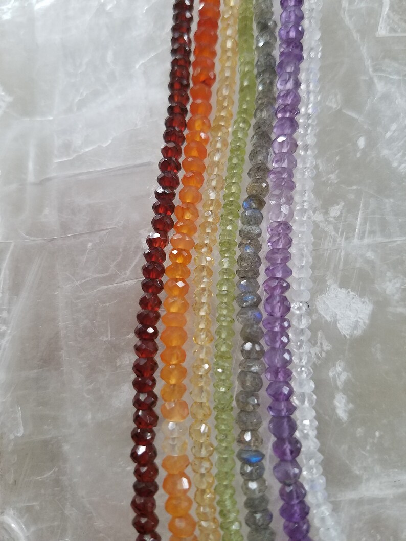 Savor the Flavor Faceted Bead Necklaces