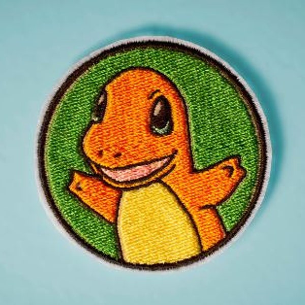 Charmander - Embroidered Pokemon Iron-on Patch