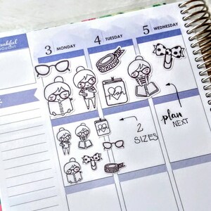 Planner Girl Planning Printable Planner Stickers Erin - Etsy