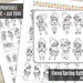 Planner Girl Driving, Carpool, Road Trip Printable Planner Stickers ...
