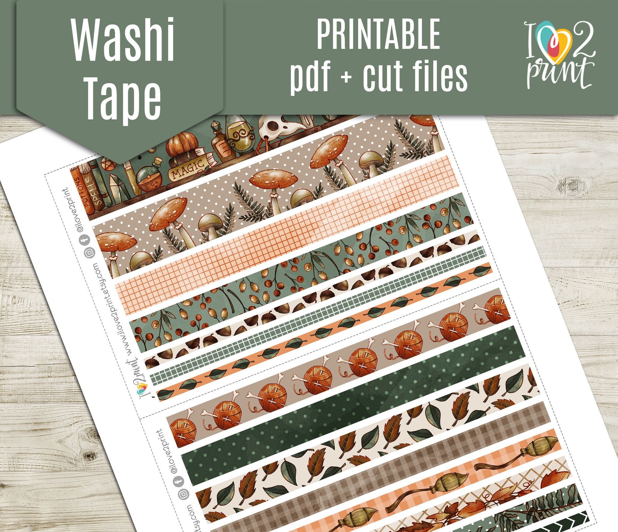 Wool Witch Washi Tape – Shelli Can