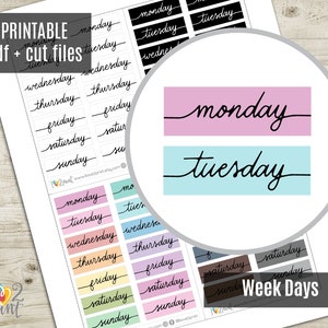 Days Of The Week Stickers Images – Browse 19,776 Stock Photos, Vectors, and  Video