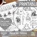 Planner Girl Camping Printable Planner Stickers Character | Etsy