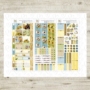 Spring Witch Hobonichi Weeks Printable Planner Stickers Honey Bee Hobo ...