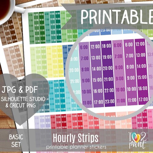 Printable Corner Planner Stickers Floral Corner Planner | Etsy