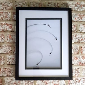 Aerobatics Display, loop the loop, Stunt Plane flying Framed A4 or A3  Print
