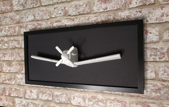 P51 Mustang Sculpture World War 2 Aircraft 3d Printed Plane Etsy