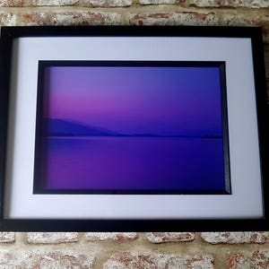 Loch Lomond Dusk Framed Print: Scottish Landscape Art