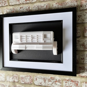 Ford F-150 bullnose, wall art, 3D printed car, garage decor, automotive sculpture, car artwork