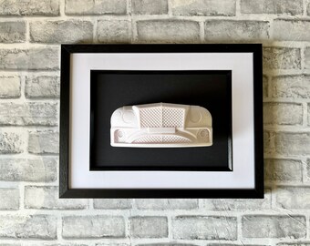Bentley Continental GT wall art, garage decor, car artwork, car sculpture