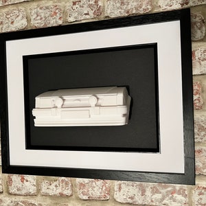 RS Turbo wall decor, car artwork, 3D printed sculpture, garage decoration, Ford escort