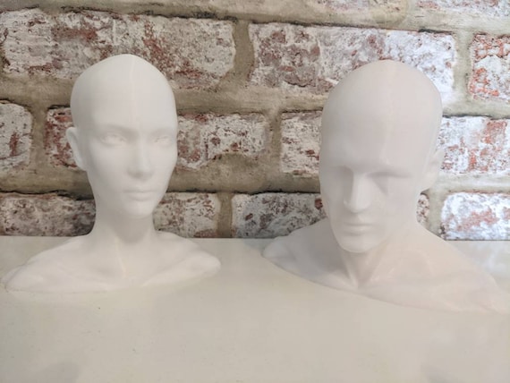 Styrofoam Sculpture Human Head