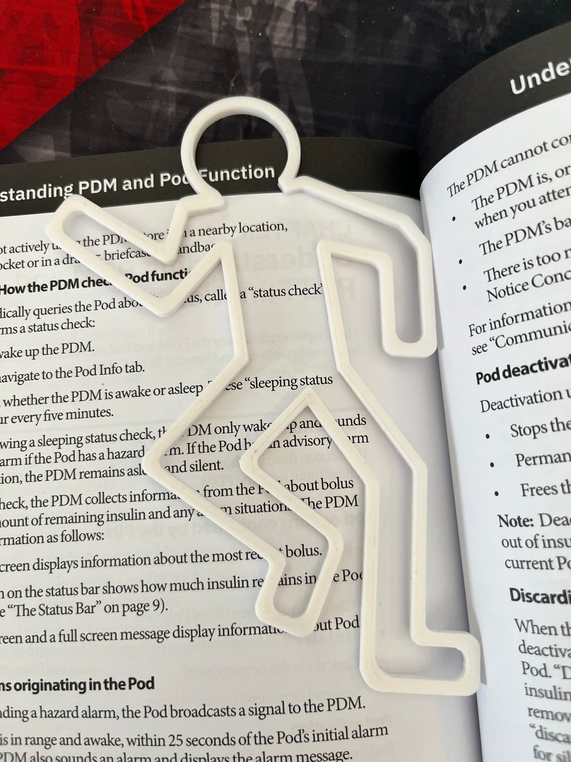3D Printed Crime Scene Bookmark: PLA Stickman Novelty Gift - Etsy