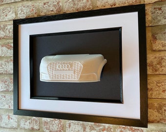 Audi A3 3D Printed Wall Art: Garage Decor