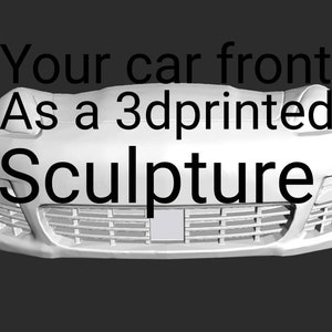 3D printed car sculptures ,your car as a 3d print, classic car artwork, Garage Decor
