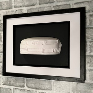 RS4 Wall Art, 3D printed car Sculpture, garage decor, car artwork