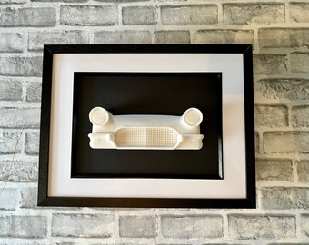Ford Thunderbird 3D Sculpture: Framed Car Wall Art
