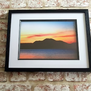 Loch Lomond Sunset Framed Print: Scottish Landscape Art