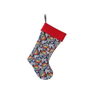 Grateful Dead Quilted Christmas Stocking