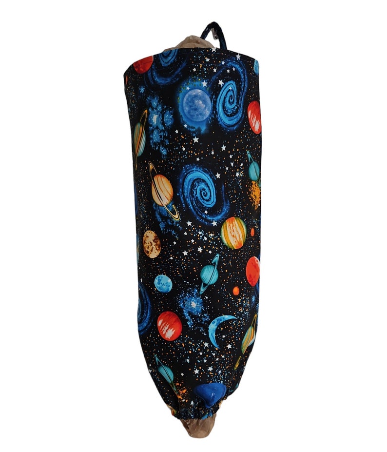 Solar System Cotton Grocery Bag Holder: Kitchen Storage Dispenser - Etsy
