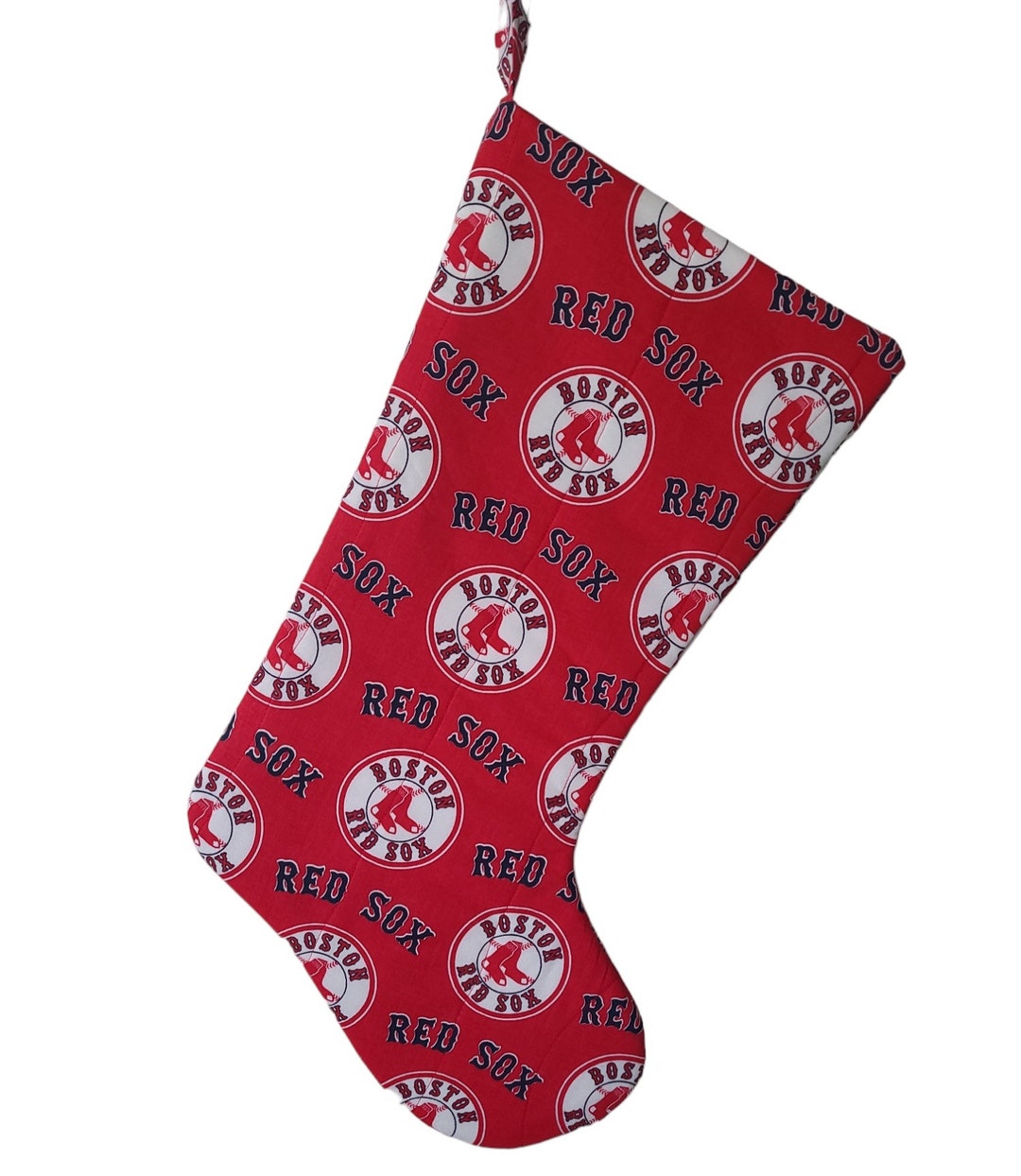 Boston Red Sox Baseball Quilted Christmas Stocking - Etsy, image size:1080x1244