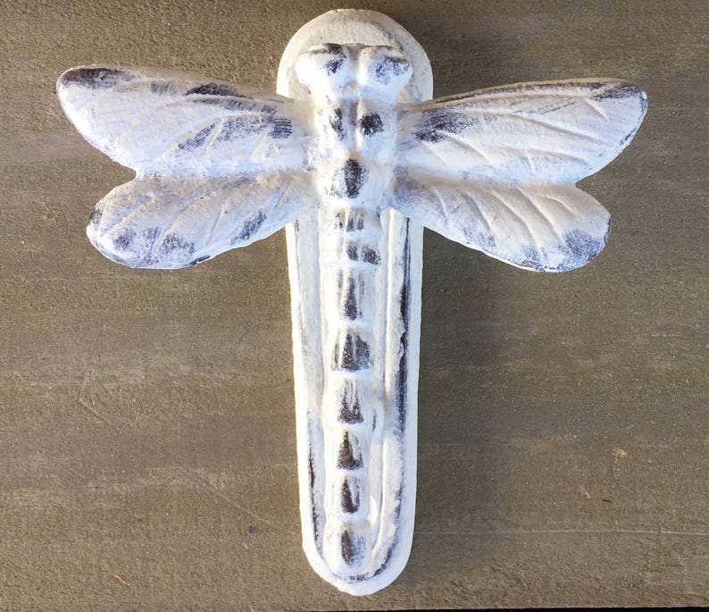 Small Dragonfly Door Knocker Apartment Size Shabby Chic Etsy