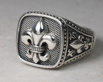 A&Gシルバー フルール・ド・リス リング バングルセット フルール・ド