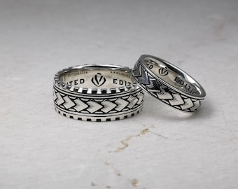 ティキトーテム ハンドメイド スターリンシルバー 925 リングセット 