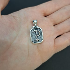 Colgante con letra inicial personalizada, cadena para el cuello de 2,5 mm con flor de lis, regalo personalizado, plata de ley 925 auténtica
