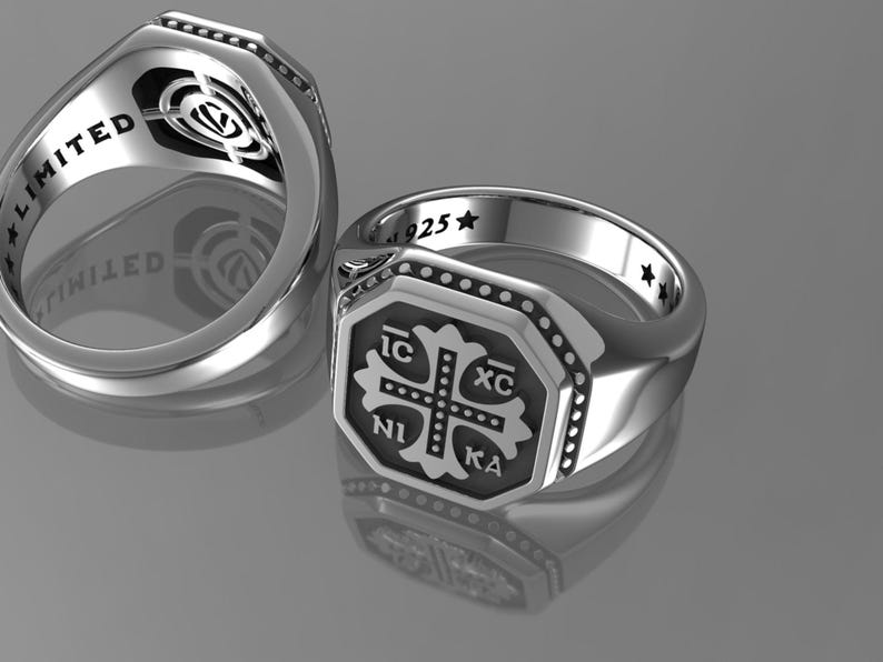 Hombres anillo cruzado, kreuz ring männer, bague homme croix, anello uomo croce, anel de homens cruzados,kors män ring, крест кольцо мужчин image 4