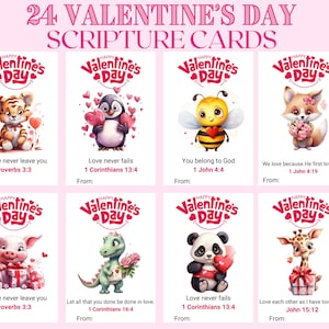 Versets bibliques Saint-Valentin | Saint-Valentin chrétienne pour enfants | Cartes bibliques de la Saint-Valentin | Saint-Valentin biblique | Cartes de Saint-Valentin imprimables