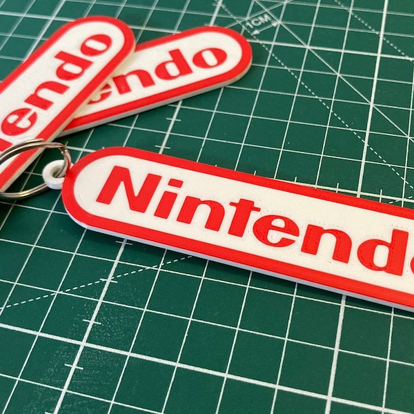 Portachiavi 3D Printed - Logo Nintendo