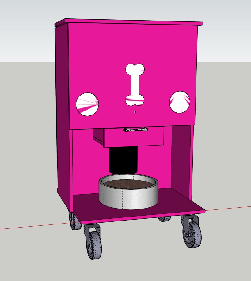 PLANS DIY Dog Food Dispenser Portion Feeding Station Etsy