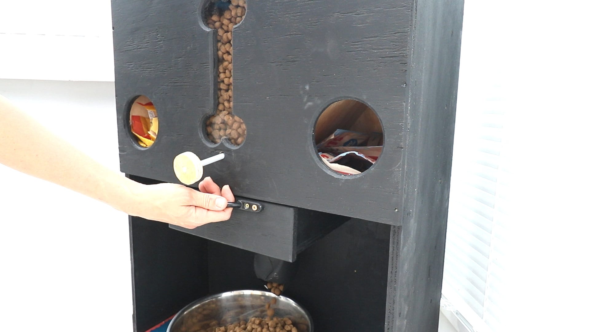 PLANS DIY Dog Food Dispenser Portion Feeding Station Etsy