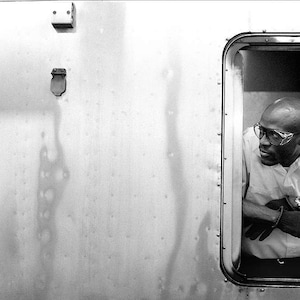 Subway conductor, NYC.