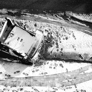 Car carcass, Brooklyn, New York City.