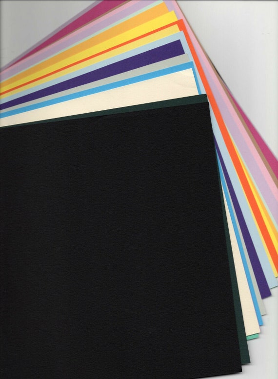 20 x A5 Sheets Of Assorted Coloured Card Stock - 240gsm+ Free P&P