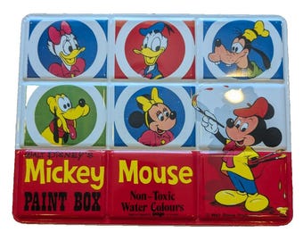 Vintage Mickey Mouse Paint Box 1928–1978 – Disney 50th Anniversary