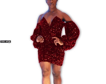 Sexy Sequin Dress - Etsy Australia