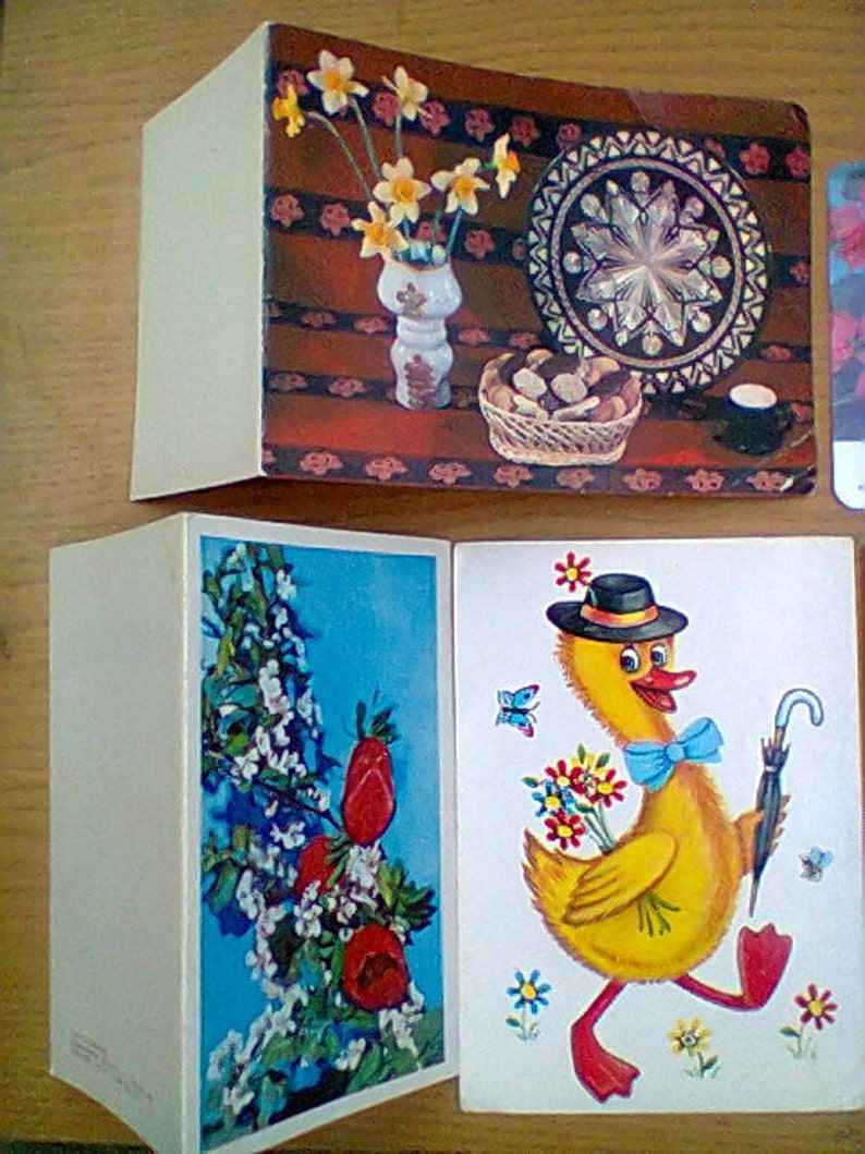 \\\\5-1980s and 1-1970s\\\\2 double postals\\\\Made in USSR Six postals at price four!ACTION!\\\\Calendar in a gift:- \\\\Bonus surprise;-