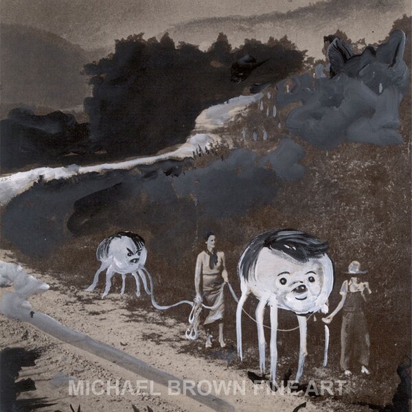 The Walk PRINT #9 from Painting by Michael Brown