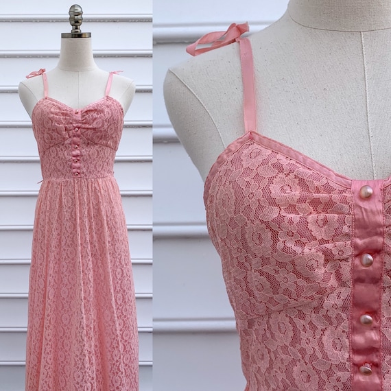 Vintage Candi Jones Maxi Dress
